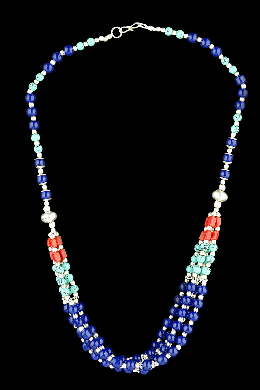 Fancy Mixed Stone Necklace