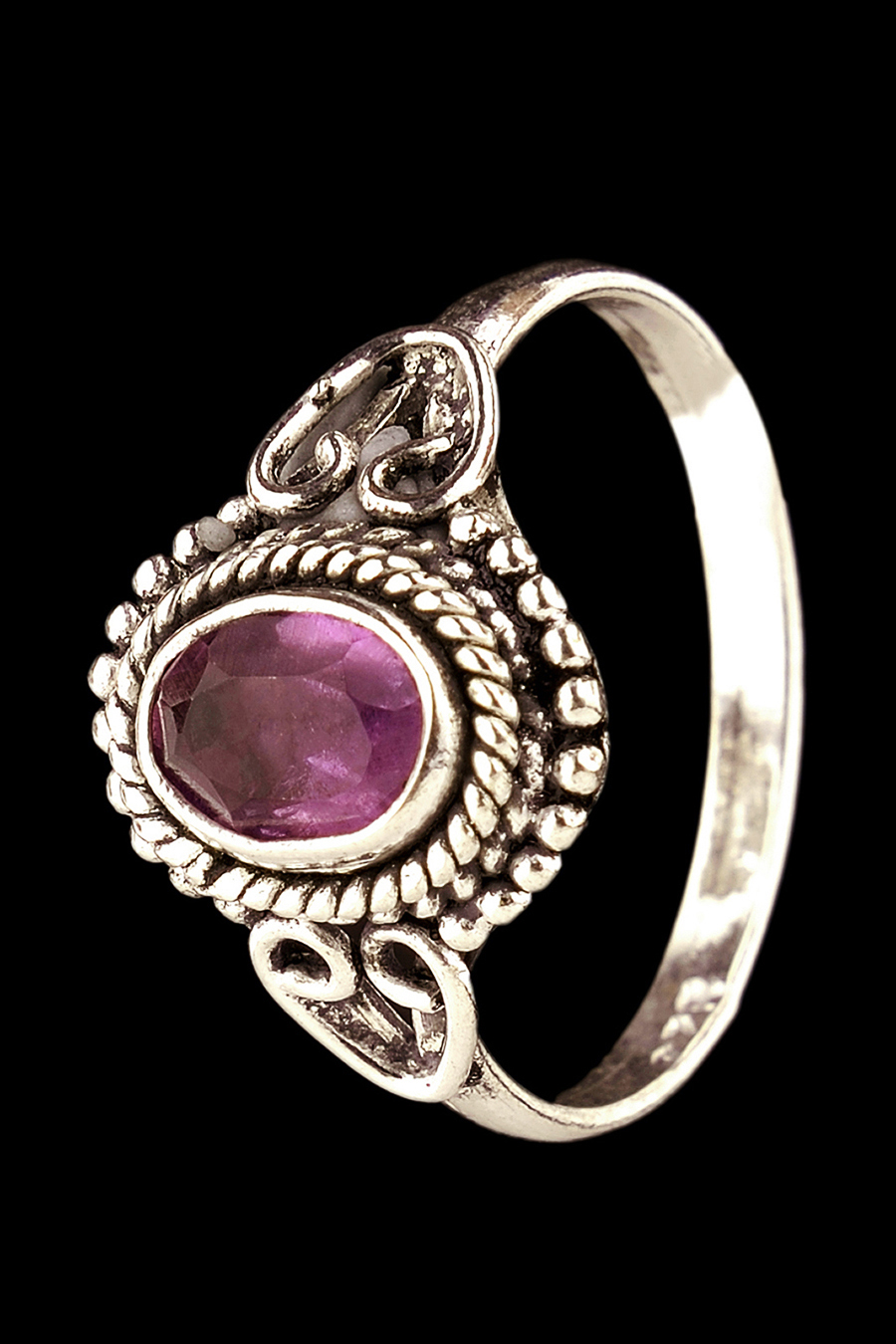 Historical Amethyst Ring - Cut Stone