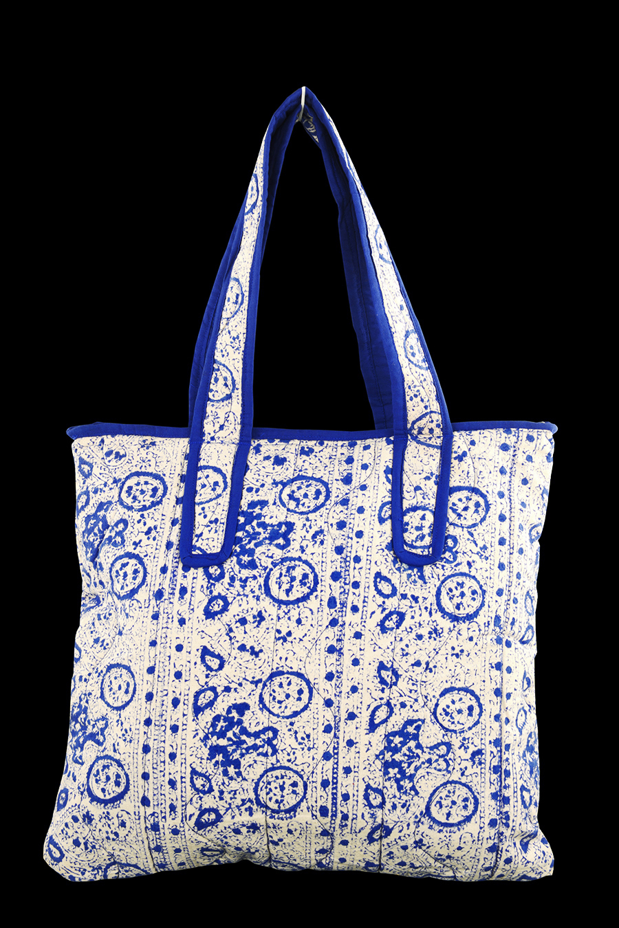 Ladies Cotton Handbag - Blue