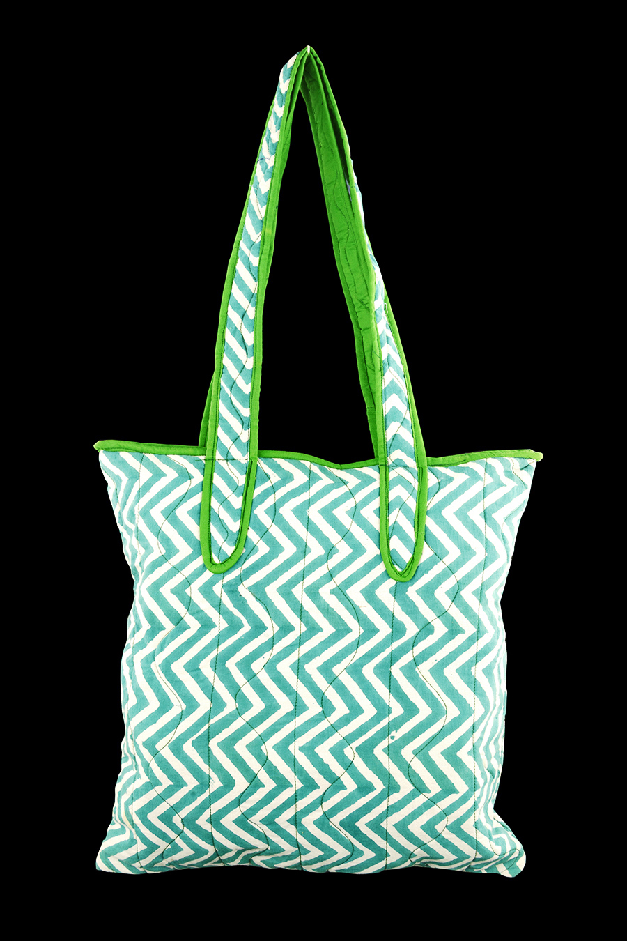 Ladies Cotton Handbag - Green