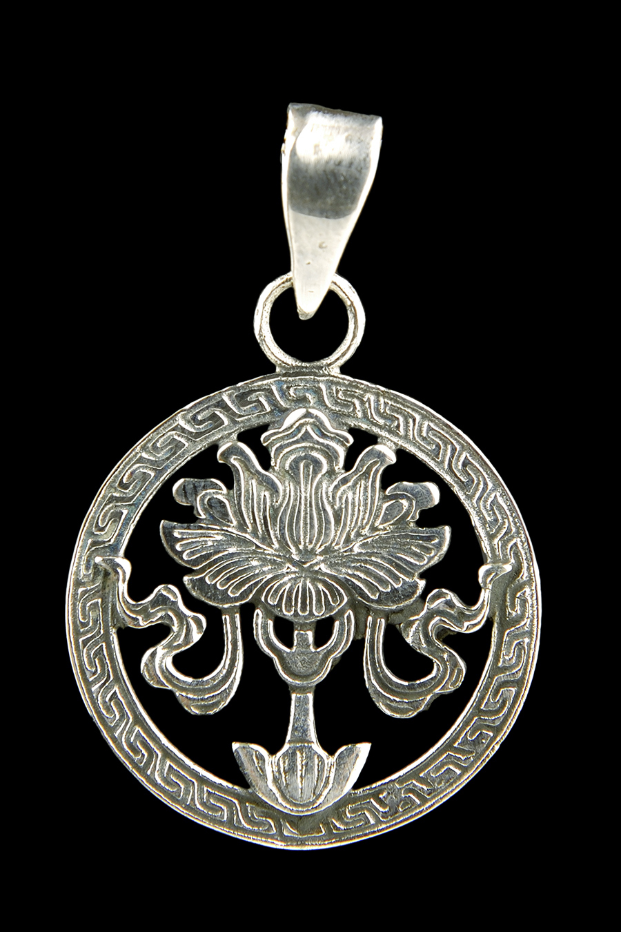 Tibetan Lotus Pendant