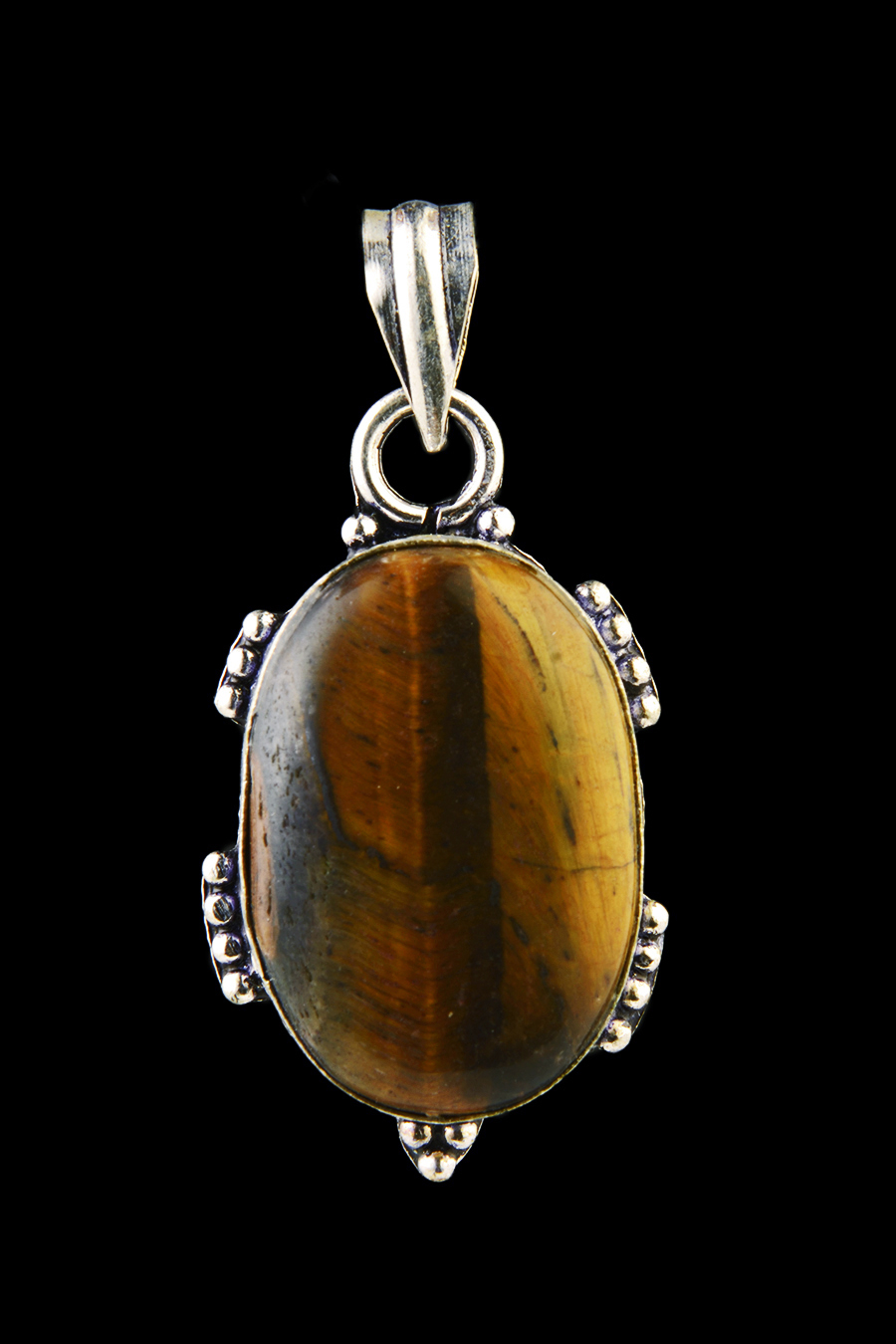 Tiger Eye Pendant - Classic Medium Size