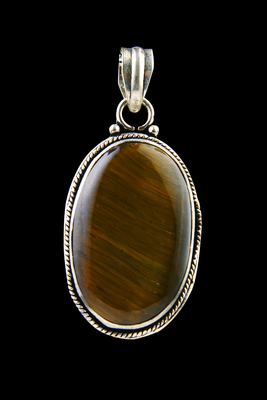 Tiger Eye Pendant - Unique Large Pendant