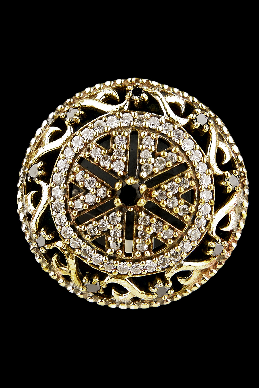 Victorian Style Gem Studded Exotic Ring