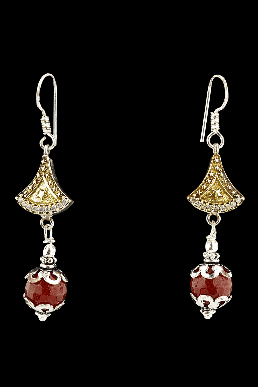 Victorian Style Gem Studded Exquisite Earring 
