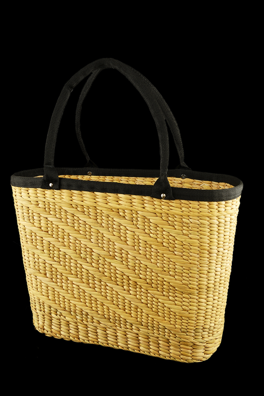 Water Reed Bag With Black Border 